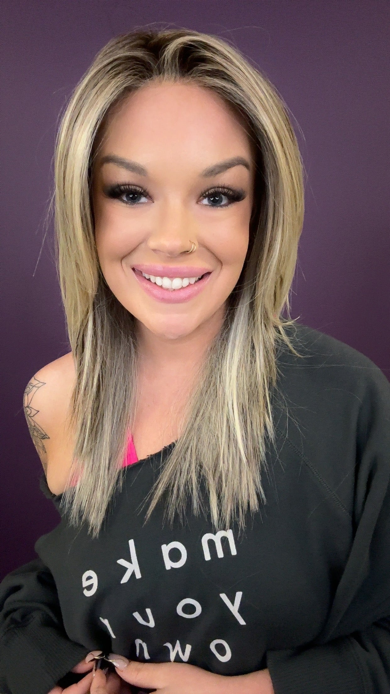 BLAKE BEIGE BRULEE BLONDE HS HT DIAMOND LUX WIG *SAMPLE A* NOT RETURNABLE NV1