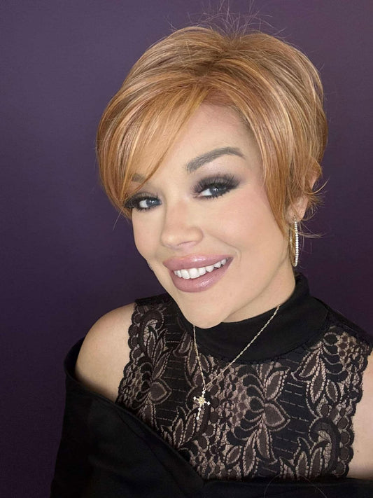 Kim Strawberry Blonde HS Comfort Luxury Wig *Sample A NOT RETURNABLE* NV1