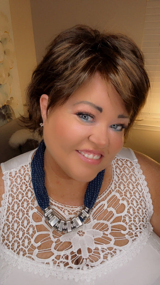 LOUISE SEPIA NHS Premium Luxury Wig *Sample A NOT RETURNABLE* NV1