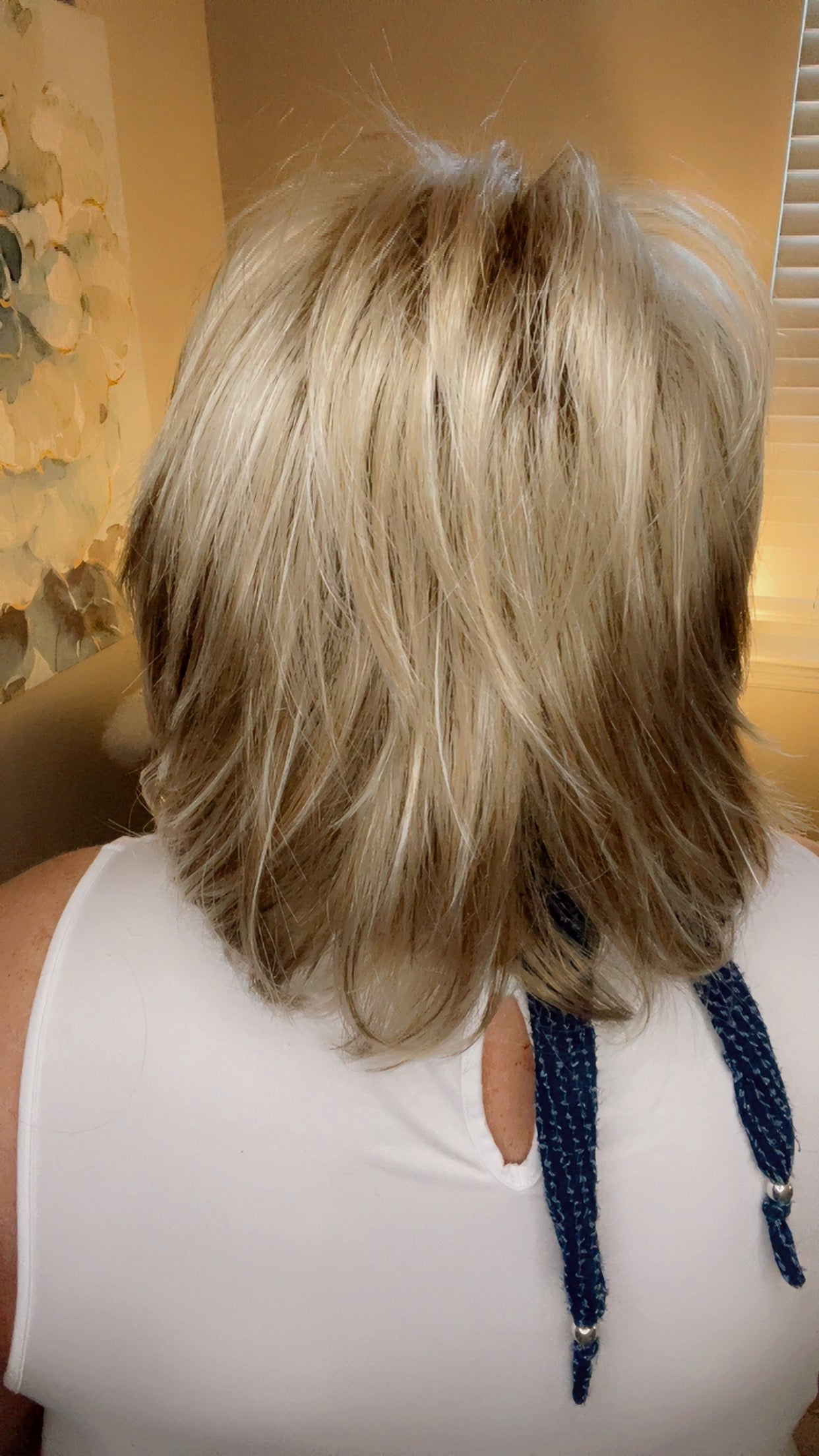 SHANNON FROSTY BLONDE NHS Premium Luxury Wig *Sample A NOT RETURNABLE* NV1