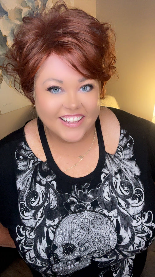 JOLENE CAYENNE RED HS Premium Luxury Wig *Sample A NOT RETURNABLE* NV1