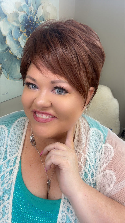 EDEN RED AUBURN HS Luxury Wig *Sample A NOT RETURNABLE*