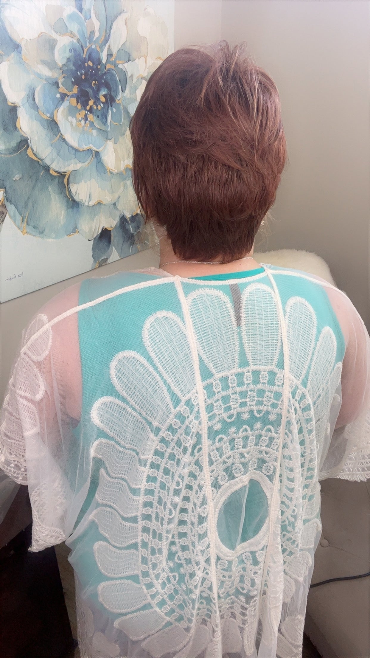 Alice – Luxury Wig by Chic Lifestyle Shown in Red Auburn.