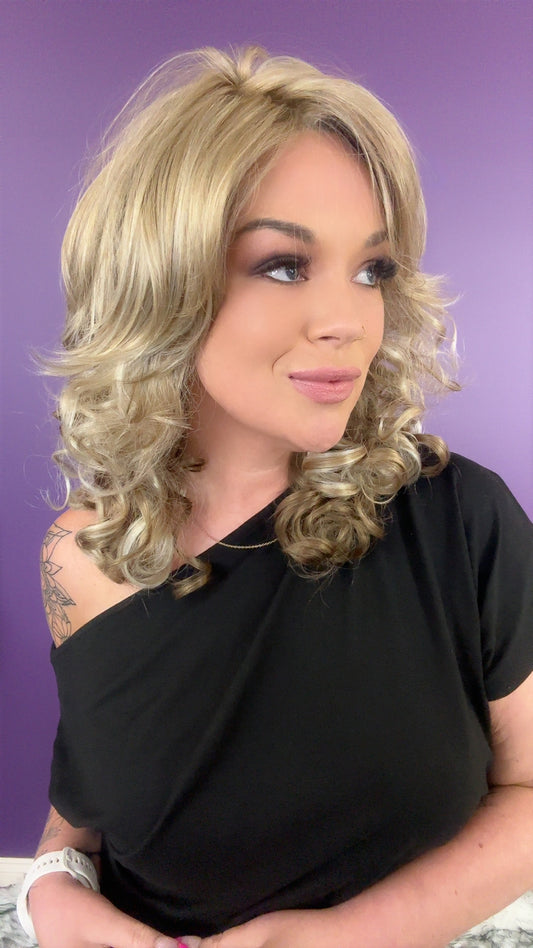 CANDY FROSTY BLONDE NHS Premium Luxury Wig *Sample A NOT RETURNABLE* NV1