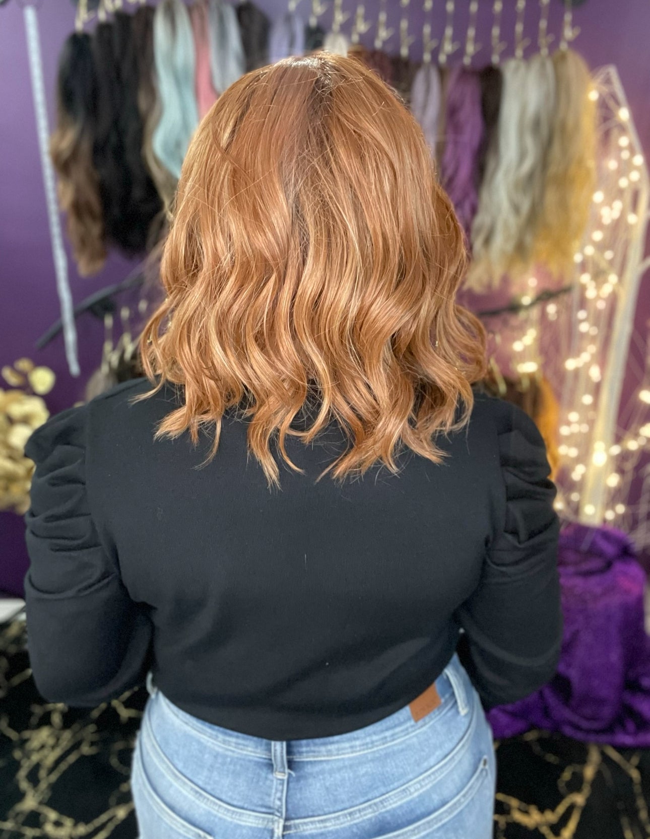 BILLIE HS HT SAFFRON SPICE HS PLATINUM LUXURY WIG *SAMPLE A NOT RETURNABLE*