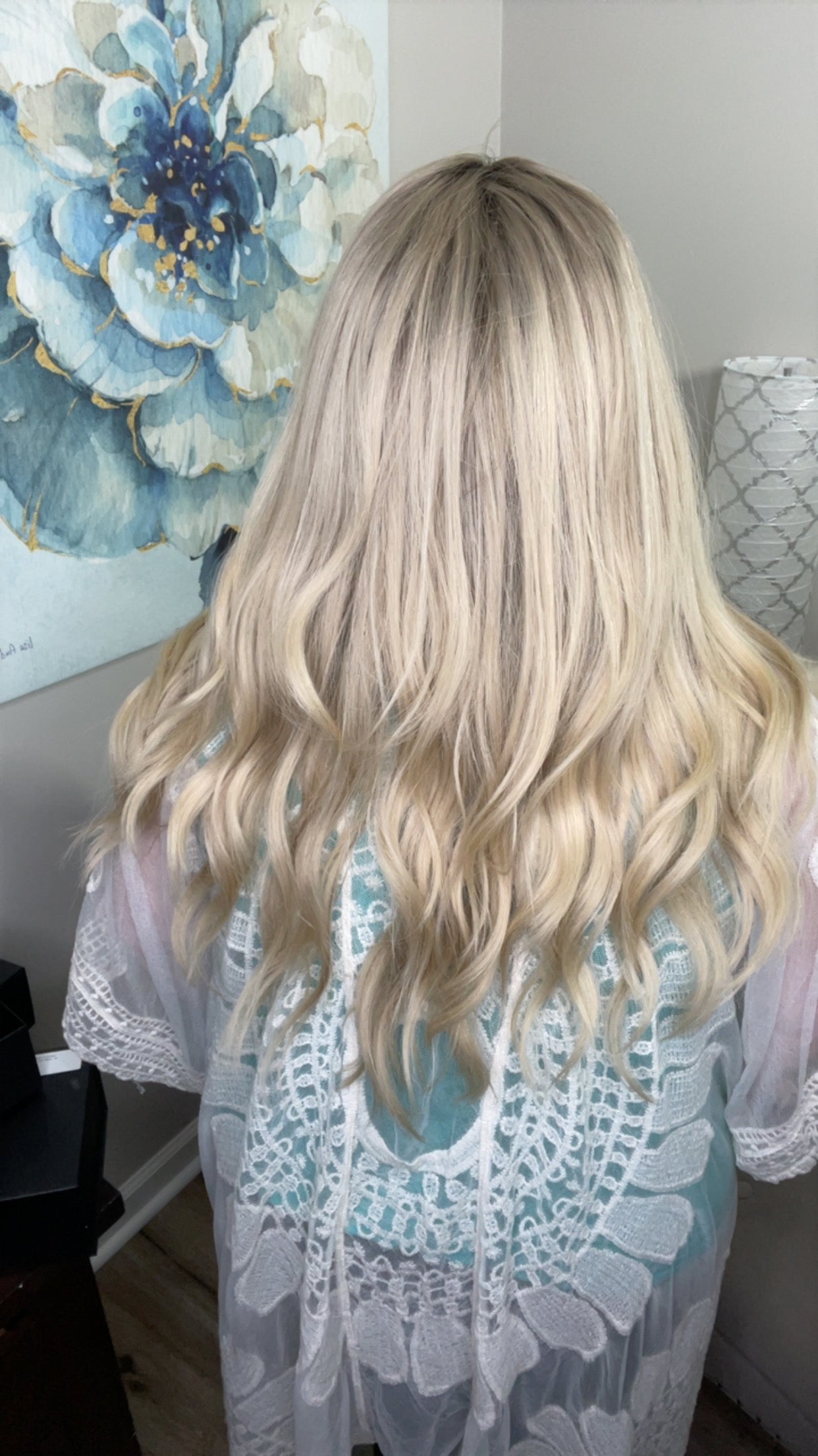 CHRISTY HUMAN HAIR WIG 28" WITH GRIP CAP