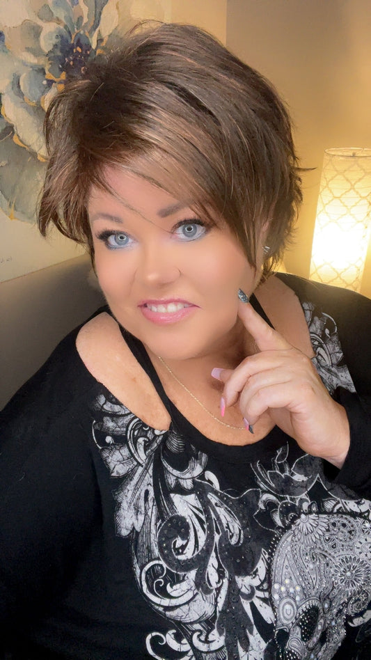 CHERYL CHERRYWOOD NHS Premium Luxury Wig *Sample A NOT RETURNABLE* NV1