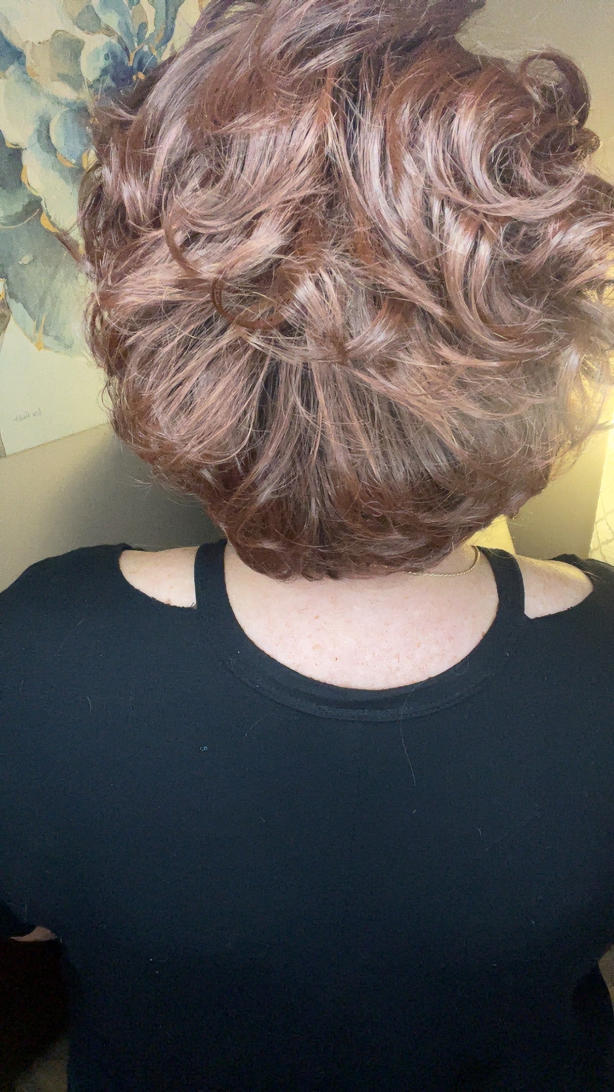 GRETA – Luxury Wig by Chic Lifestyle Shown in Red Auburn.