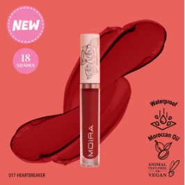 MOIRA LIP DIVINE LIQUID LIPSTICK - HEARTBREAKER 17 L117 LW3