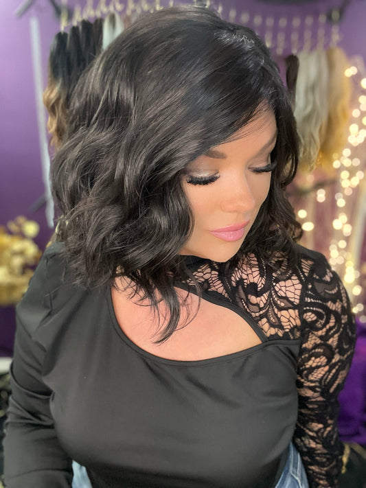 TERRESA BLACK LICORICE HS STANDARD LUXURY WIG *SAMPLE A NOT RETURNABLE*