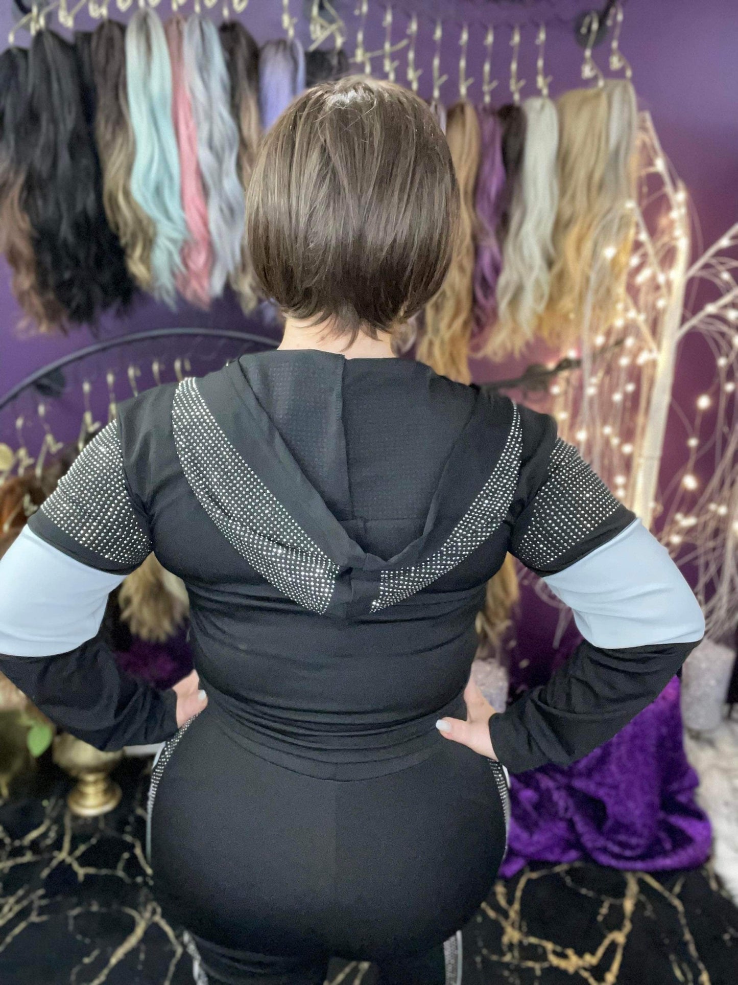 Nevaeh – Luxury Wig by Chic Lifestyle Shown in Milk Chocolate.