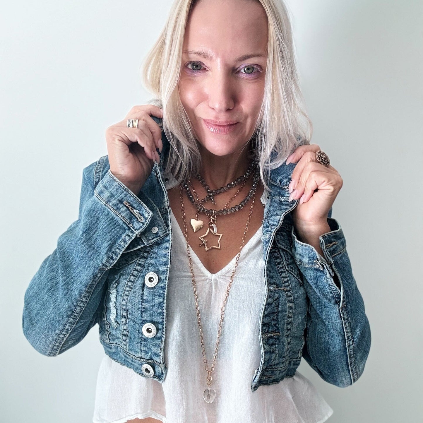 Peace & Love Star and Bird Original Lite Necklace