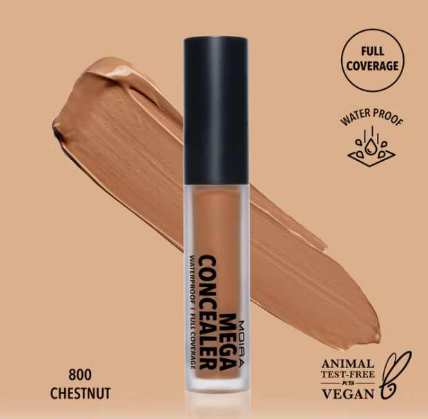 MOIRA Mega Waterproof Concealer- Chestnut 08 S527 LW3
