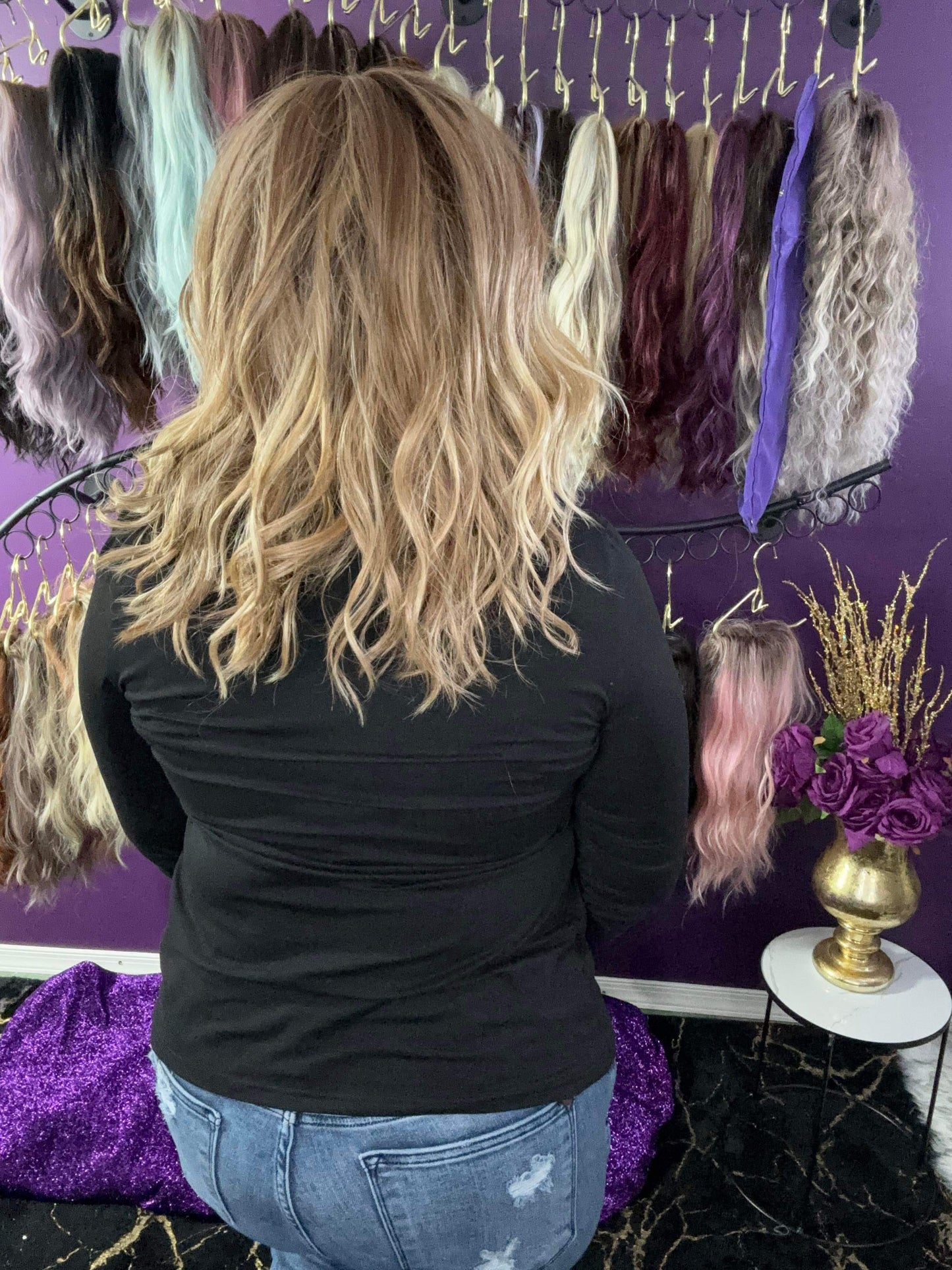 TINA – Luxury Wig by Chic Lifestyle Shown in Summer Blonde.