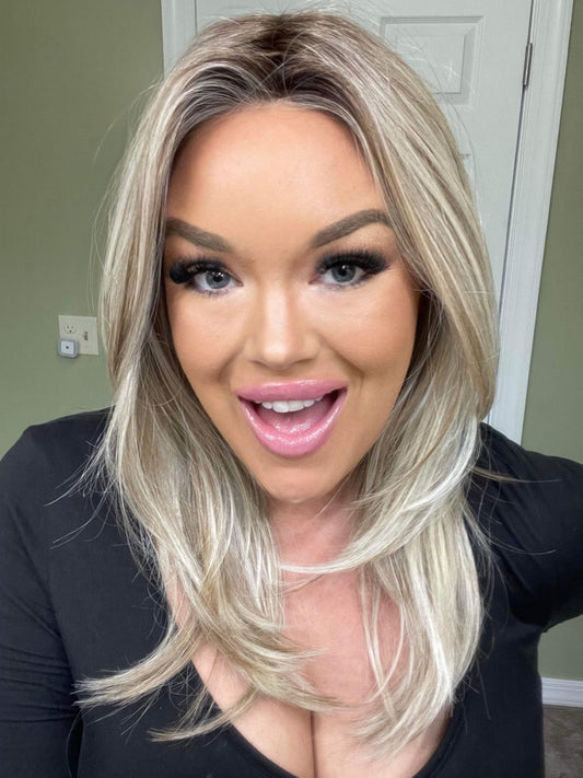 MARIAH SMOKING HOT BLONDE HS STANDARD LUXURY WIG LW3-AC1 .