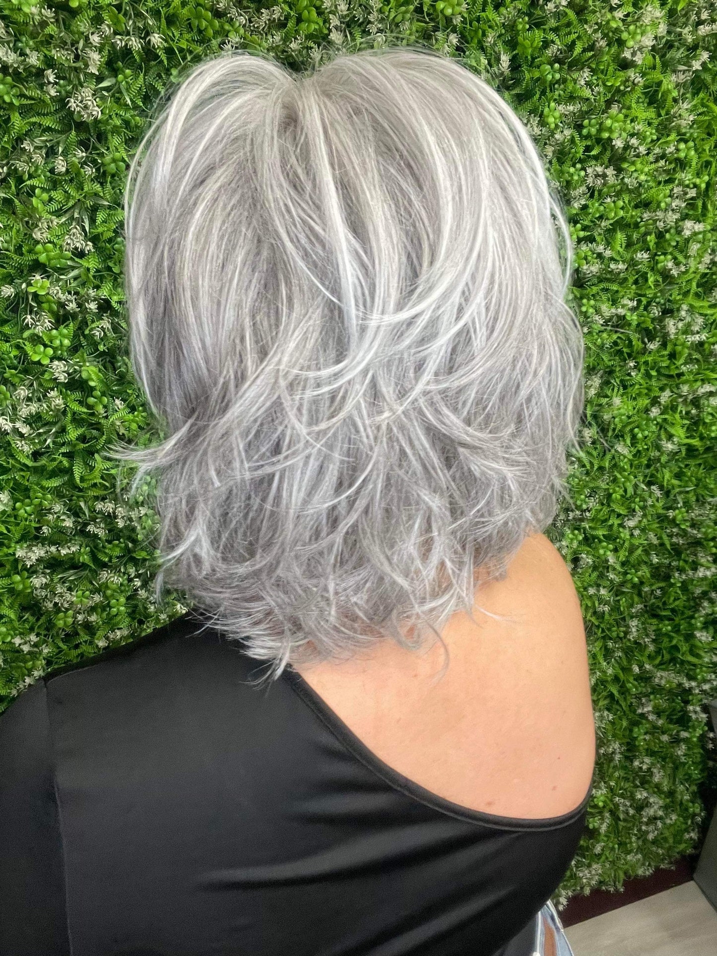 HATTIE GRADIENT GREY HS Luxury Wig *Sample A NOT RETURNABLE*