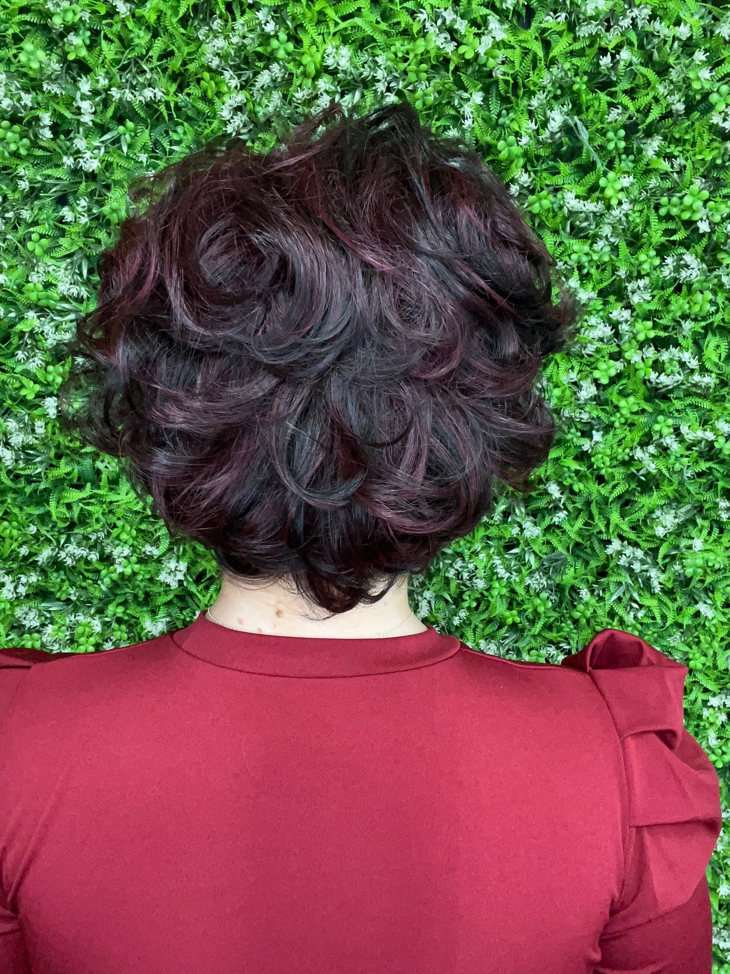 JOLENE BURGUNDY BLEND HS Premium Luxury Wig *Sample A NOT RETURNABLE* NV1