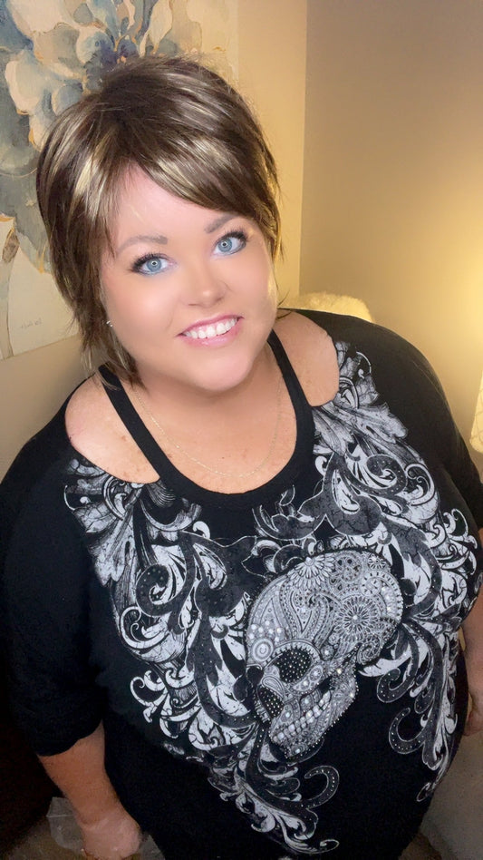 Lola Chocolate Swirl NHS Premium Luxury Wig  *Sample A NOT RETURNABLE* NV1