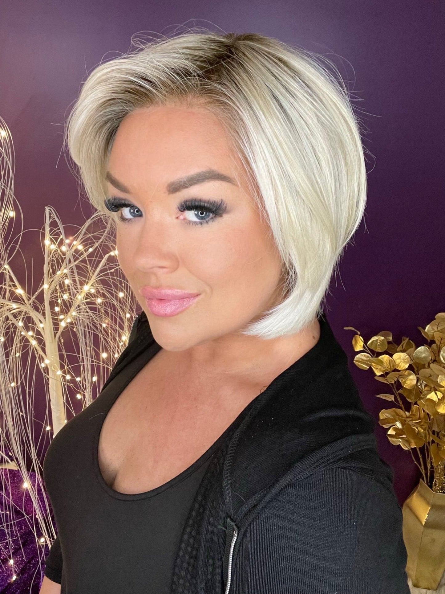 Emma Platinum Princess HS Premium Luxury Wig  *Sample A NOT RETURNABLE* NV1