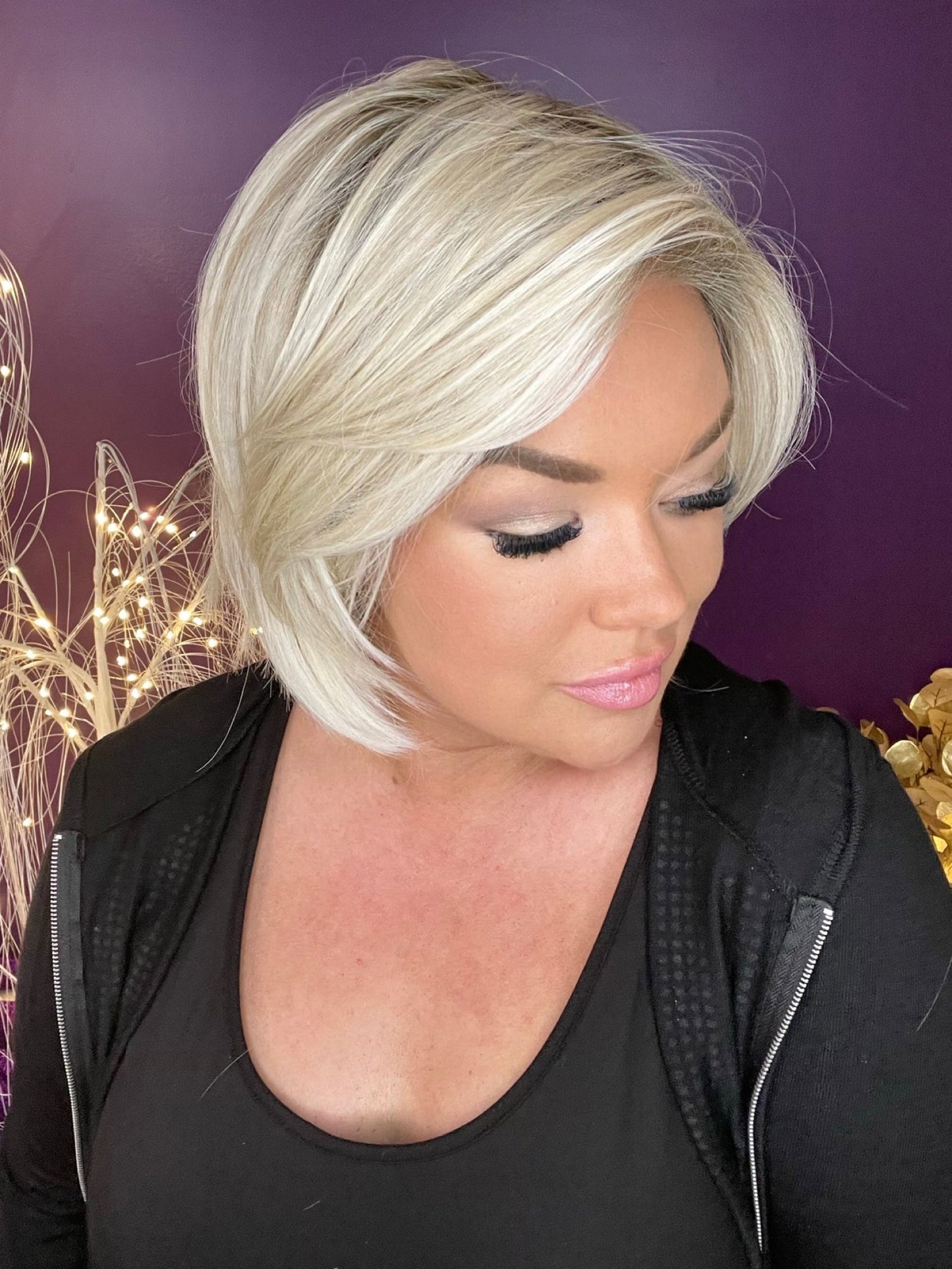 Emma Platinum Princess HS Premium Luxury Wig  *Sample A NOT RETURNABLE* NV1