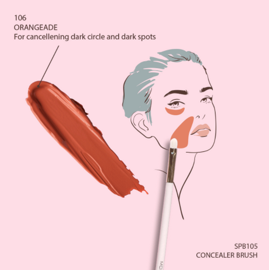 MOIRA 109 Lavish Color Correcting Concealer - 106 Orangeade LW3