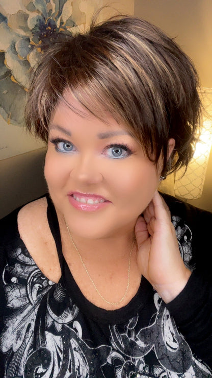 CHERYL ENGLISH TEA NHS Premium Luxury Wig *Sample A NOT RETURNABLE* NV1