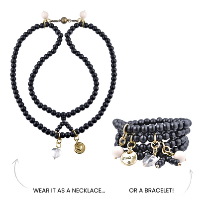 F*ck It Heart Wood Boho Wrap Bracelet/Necklace