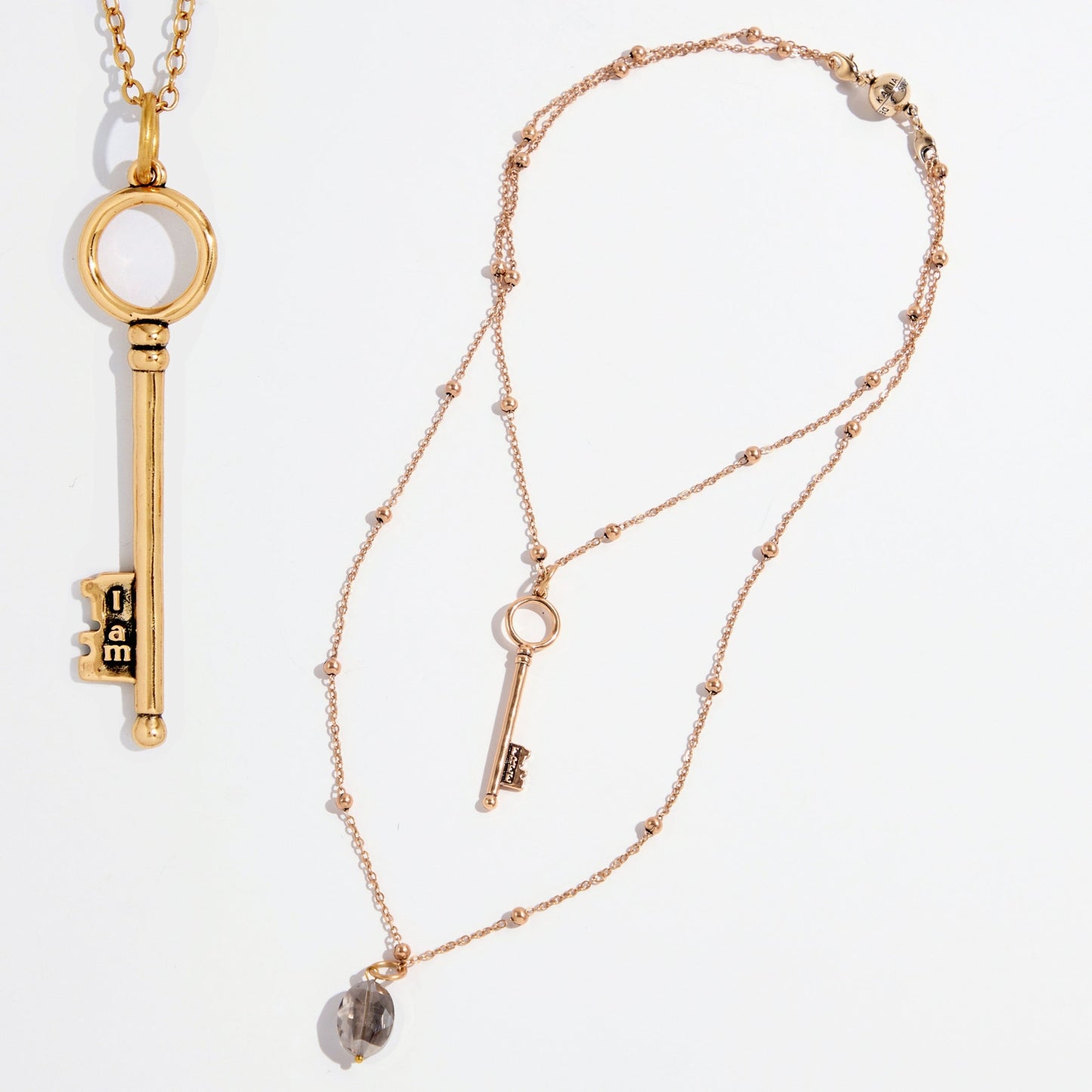 I Am Free Key Dainty Necklace