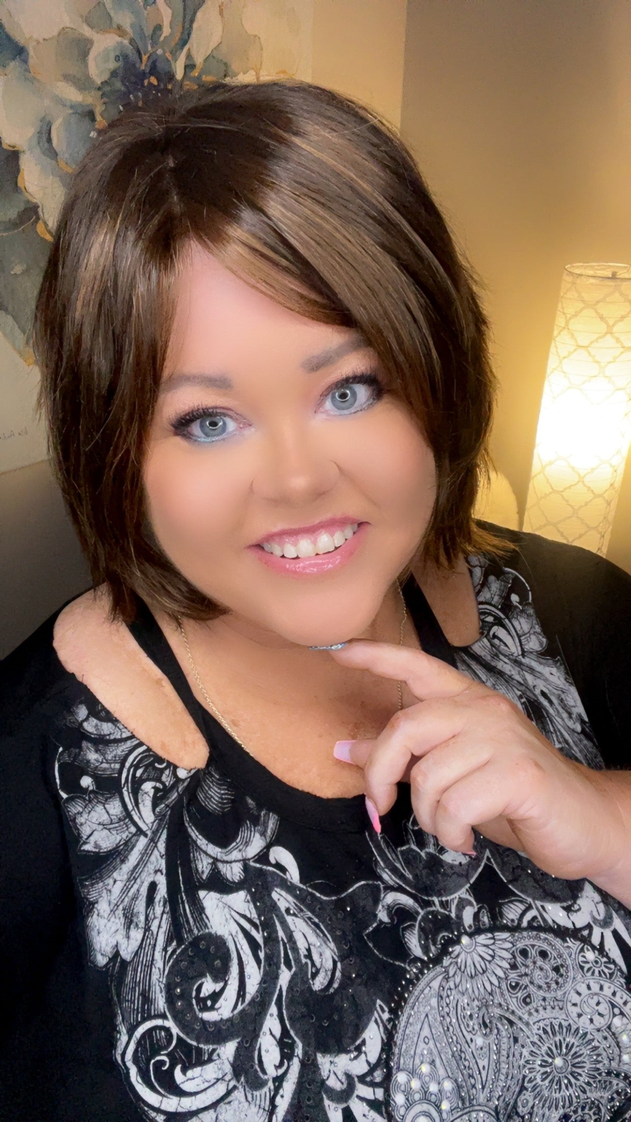 CLARISSA DEEP SEPIA NHS Premium Luxury Wig *Sample A NOT RETURNABLE* NV1