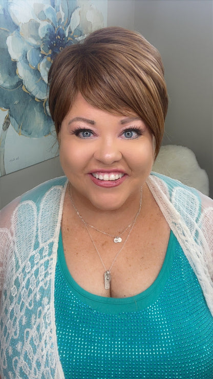 ALICE STRAWBERRY AUBURN HS Luxury Wig *Sample A NOT RETURNABLE*