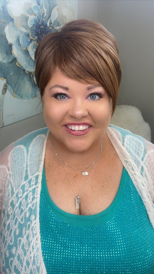 ALICE STRAWBERRY AUBURN HS Luxury Wig *Sample A NOT RETURNABLE*