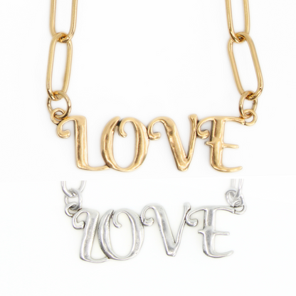 Love Long Chain Necklace