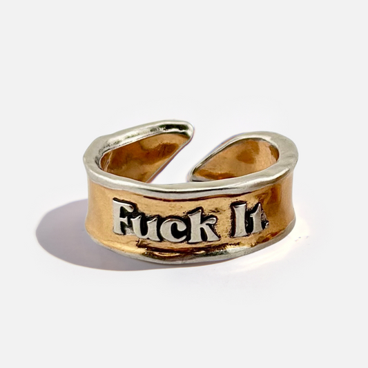 F*ck It Remember Adjustable Ring