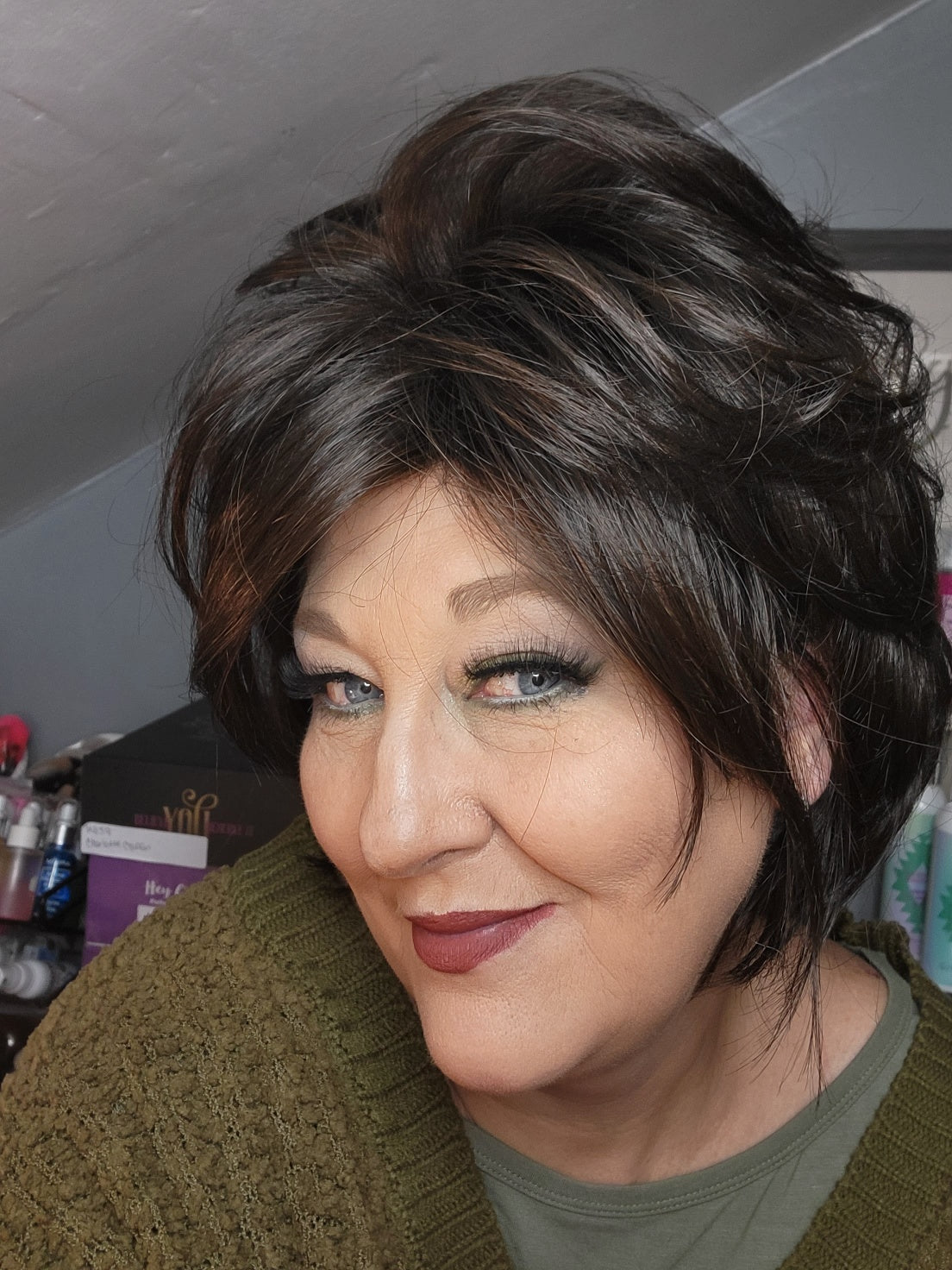 CHARLOTTE COCOA BEAN NHS Luxury Wig *Sample A NOT RETURNABLE*