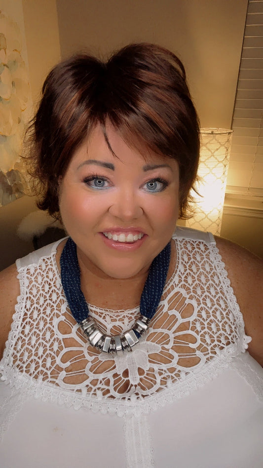 LOUISE SHEER PLUM NHS Premium Luxury Wig *Sample A NOT RETURNABLE*