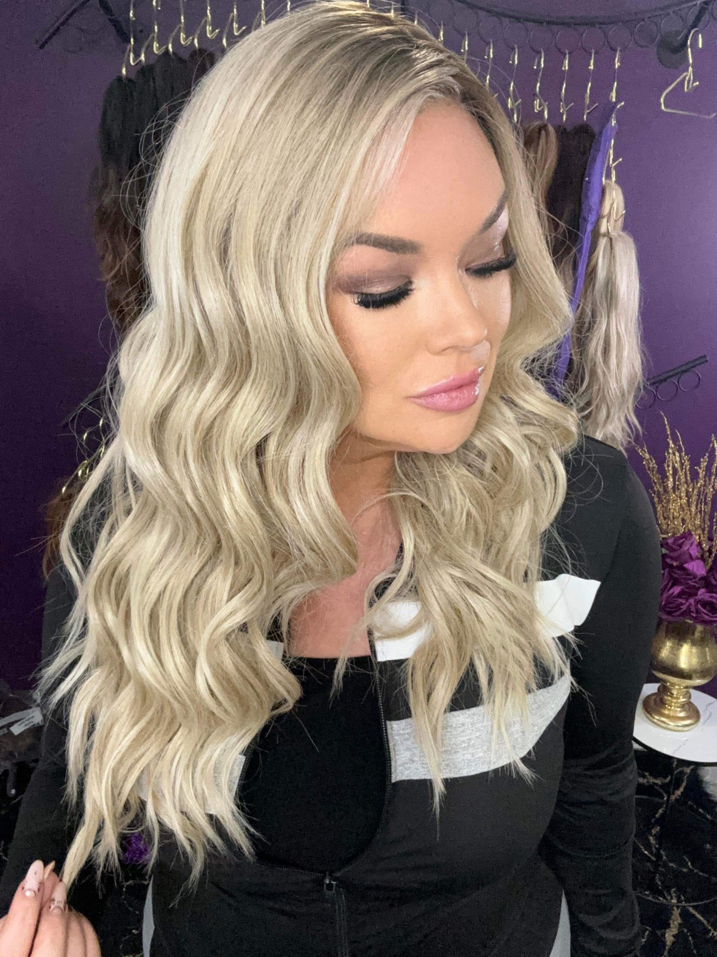 Rachel Non-Rooted Smoking Hot Blonde HS NWT Standard Luxury Wig VA1-AC1