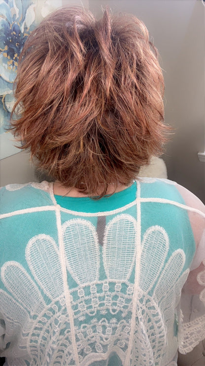 EDEN STRAWBERRY MOCHA SWIRL HS Luxury Wig *Sample A NOT RETURNABLE*