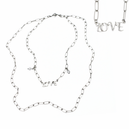 Love Long Chain Necklace