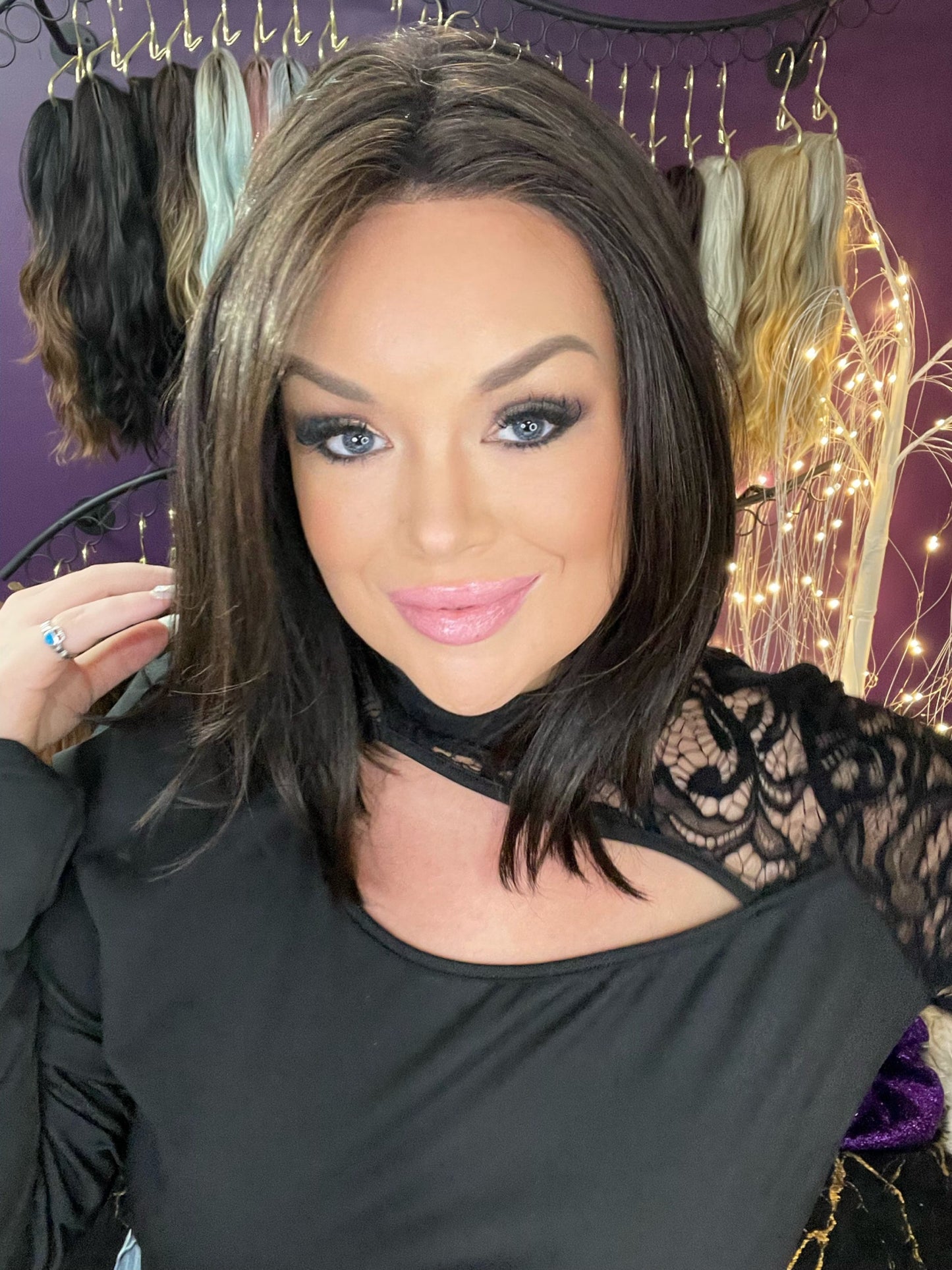 PHOEBE ESPRESSO BROWN HS Luxury Wig *Sample A NOT RETURNABLE*