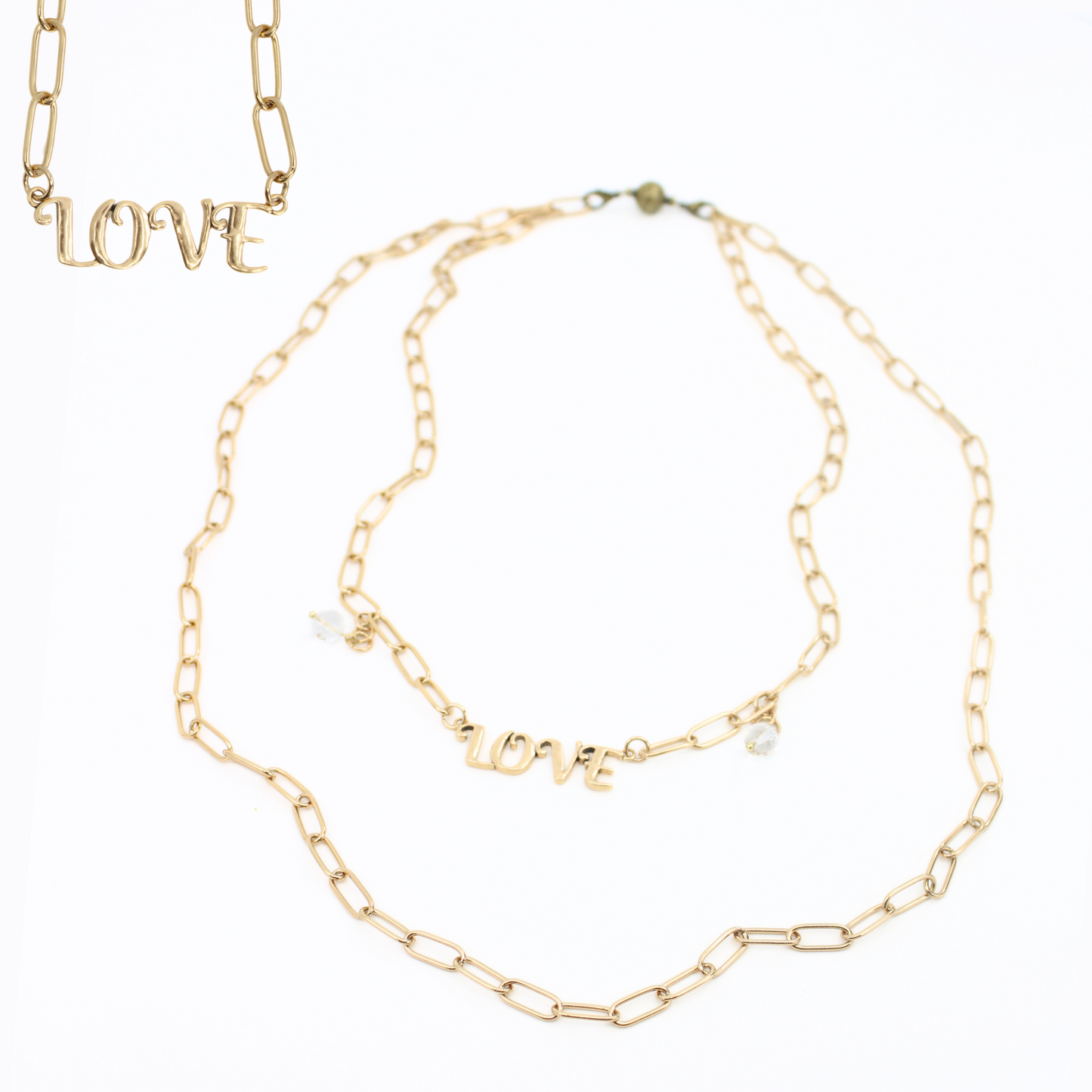 Love Long Chain Necklace