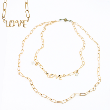 Love Long Chain Necklace