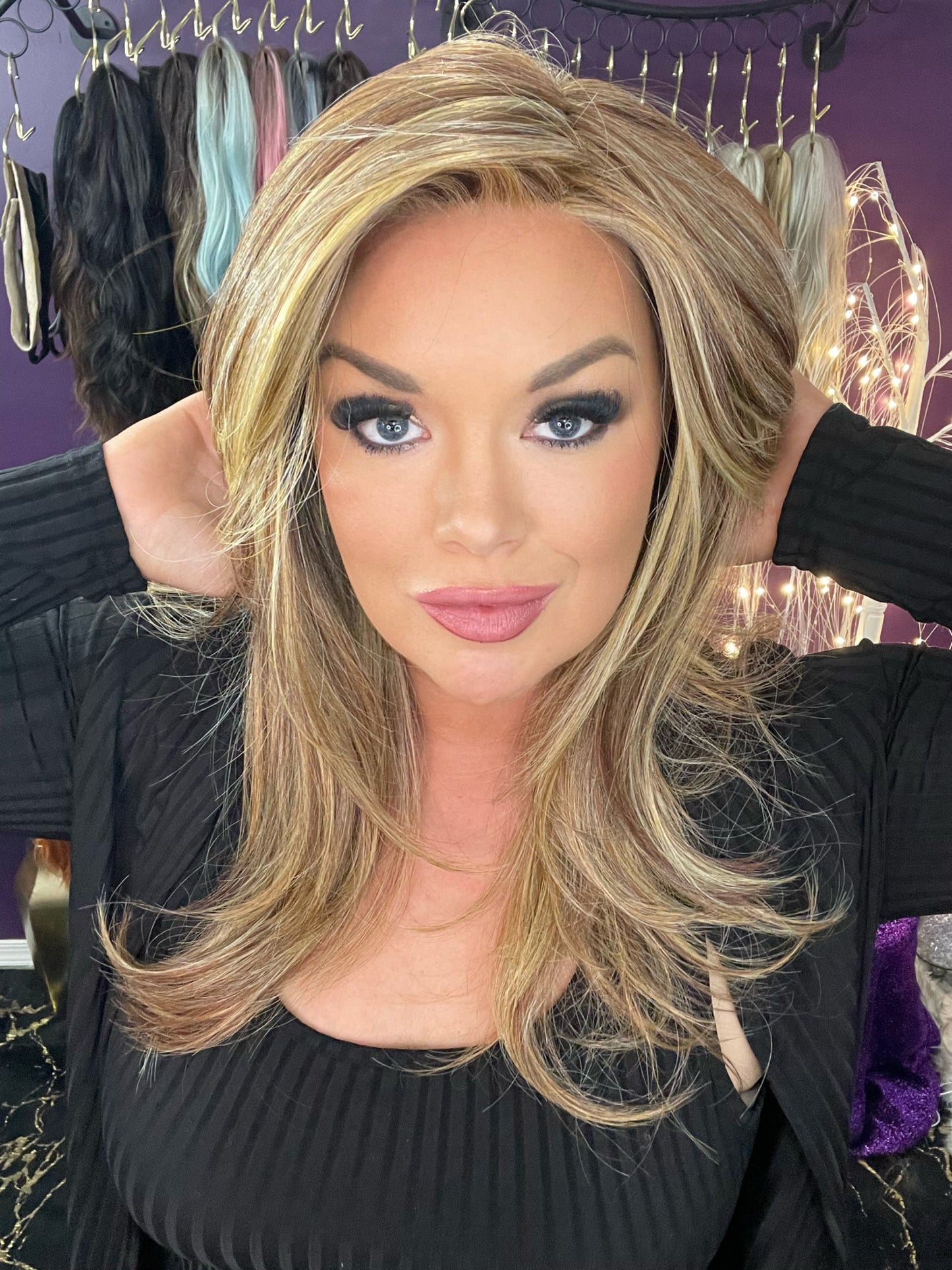 Hannah Butterscotch HS HT Platinum Luxury Wig LW3-AC1