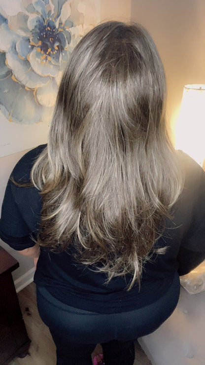 BLAZE MOCHA GOLD NHS Premium Luxury Wig *Sample A NOT RETURNABLE* NV1