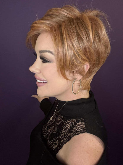 Kim Strawberry Blonde HS Comfort Luxury Wig  *Sample A NOT RETURNABLE* NV1