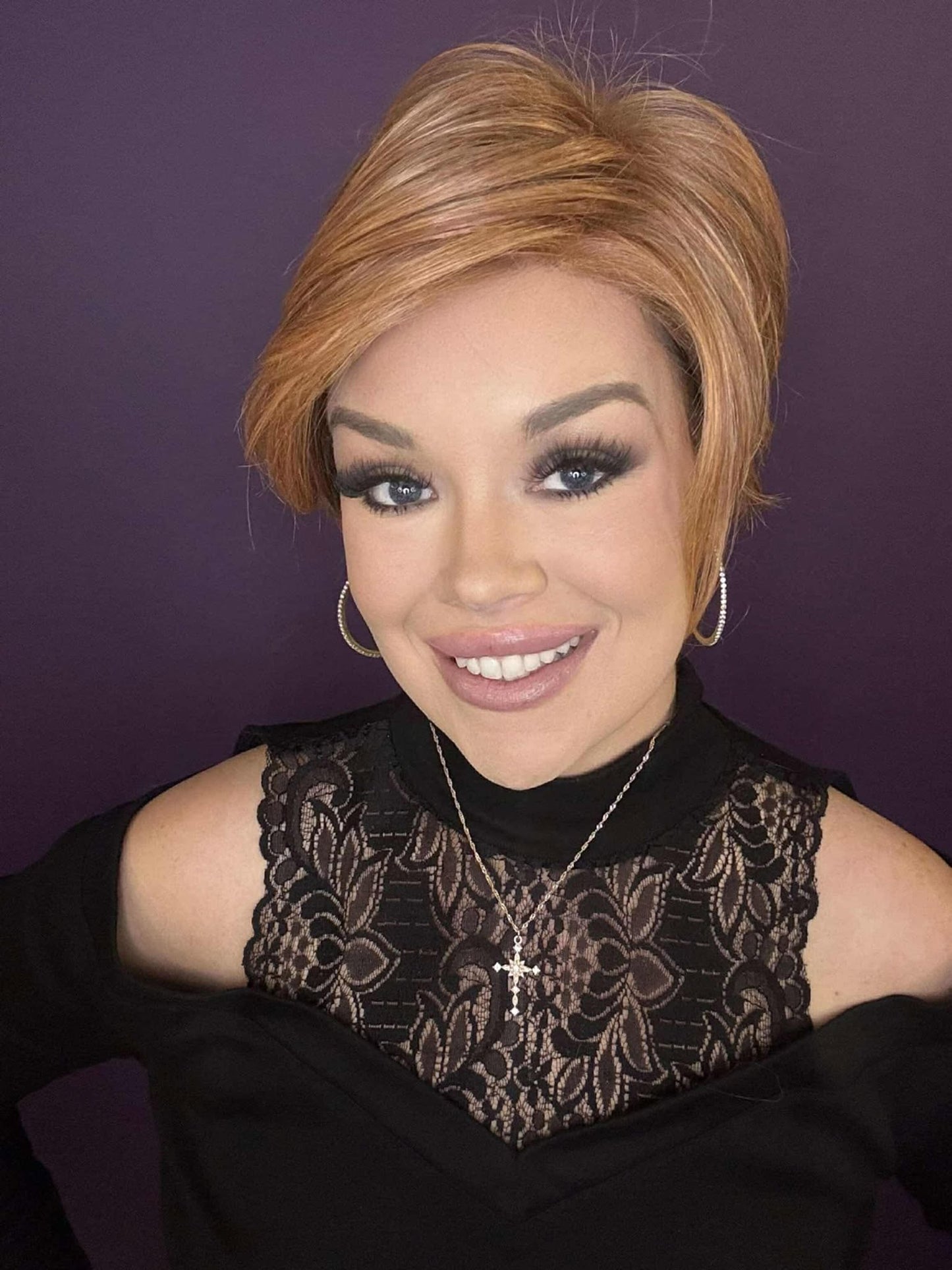 Kim Strawberry Blonde HS Comfort Luxury Wig  *Sample A NOT RETURNABLE* NV1