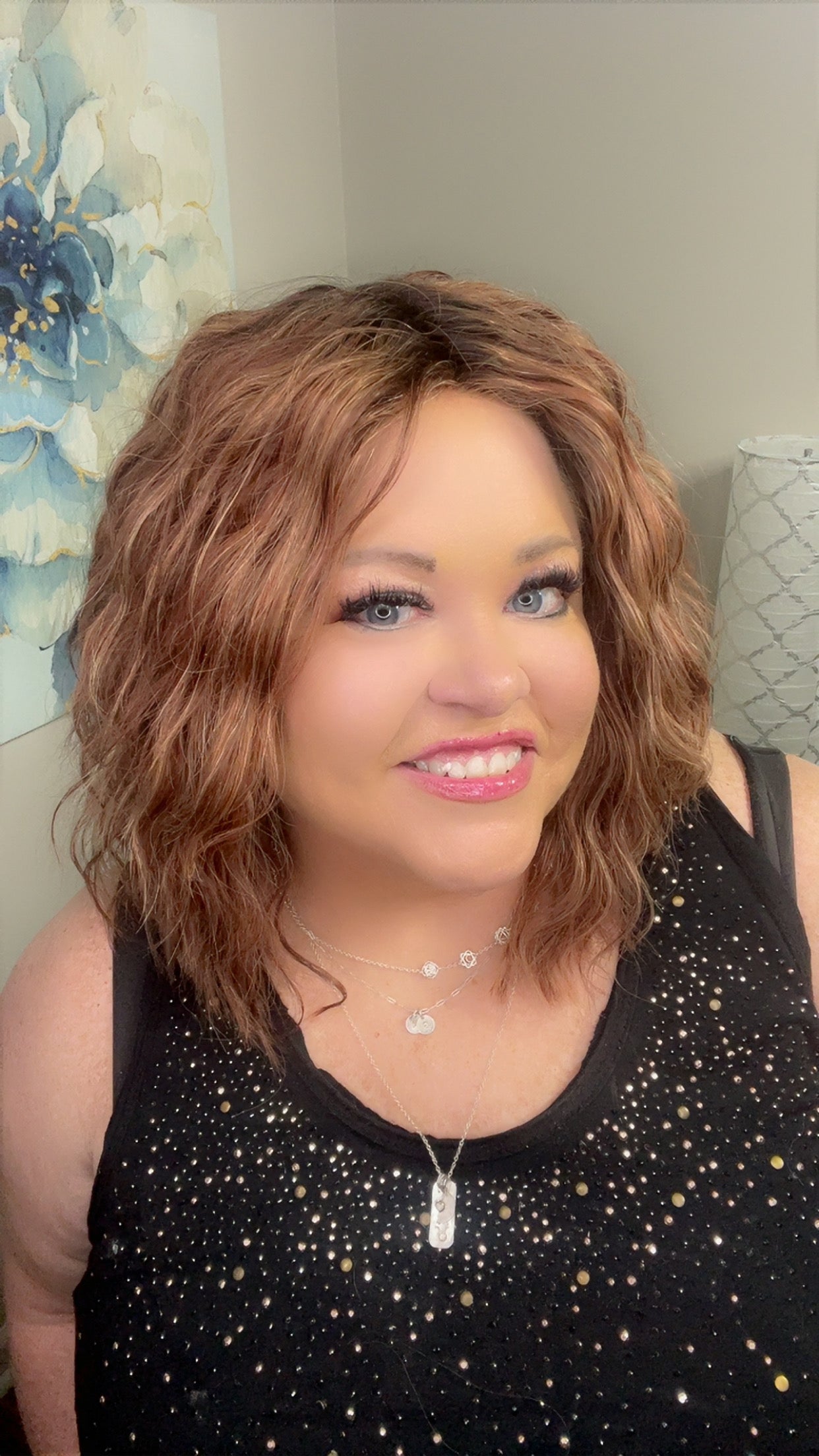 Paloma Human Hair 16" Hand-Tied Strawberry Blonde Blend