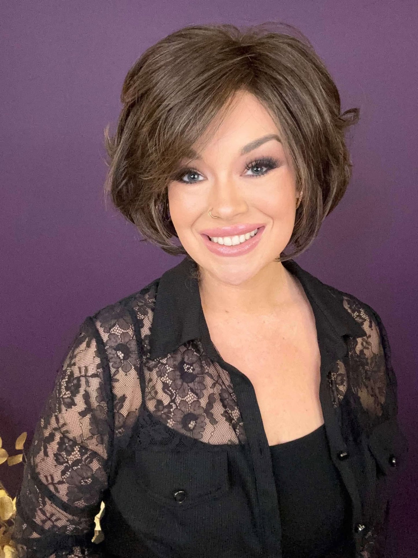 CHARLOTTE 2.0 MILK CHOCOLATE BROWN HS Luxury Wig *Sample A NOT RETURNABLE*