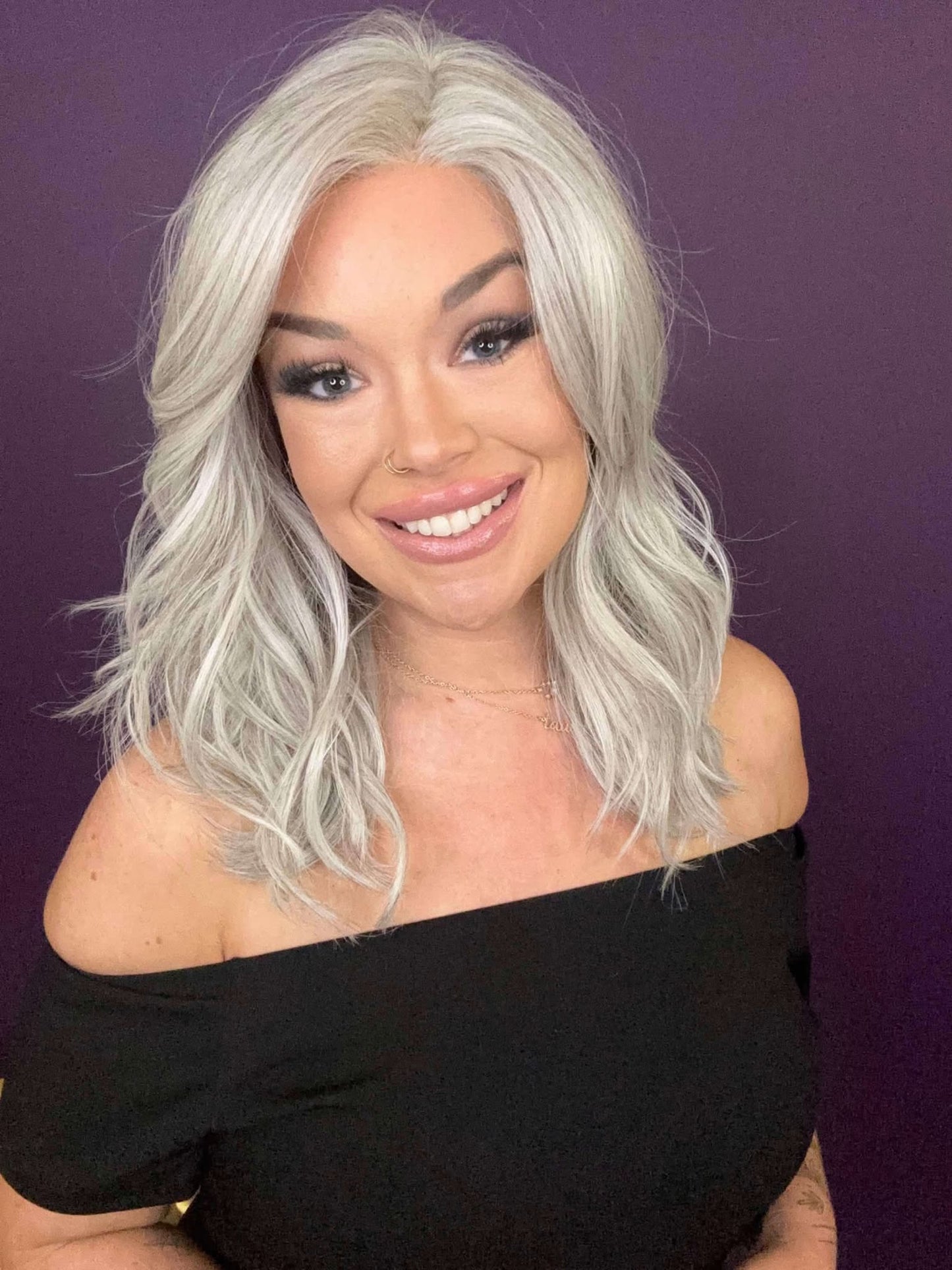 Riley Sterling Silver HS Comfort Luxury Wig *Sample A NOT RETURNABLE*