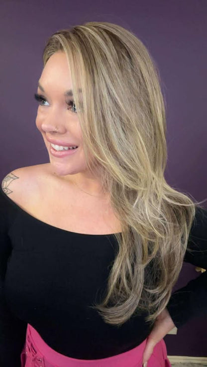 Aurora Truffle Mocha Cream HS HT Diamond Luxury Wig LW3-AC1