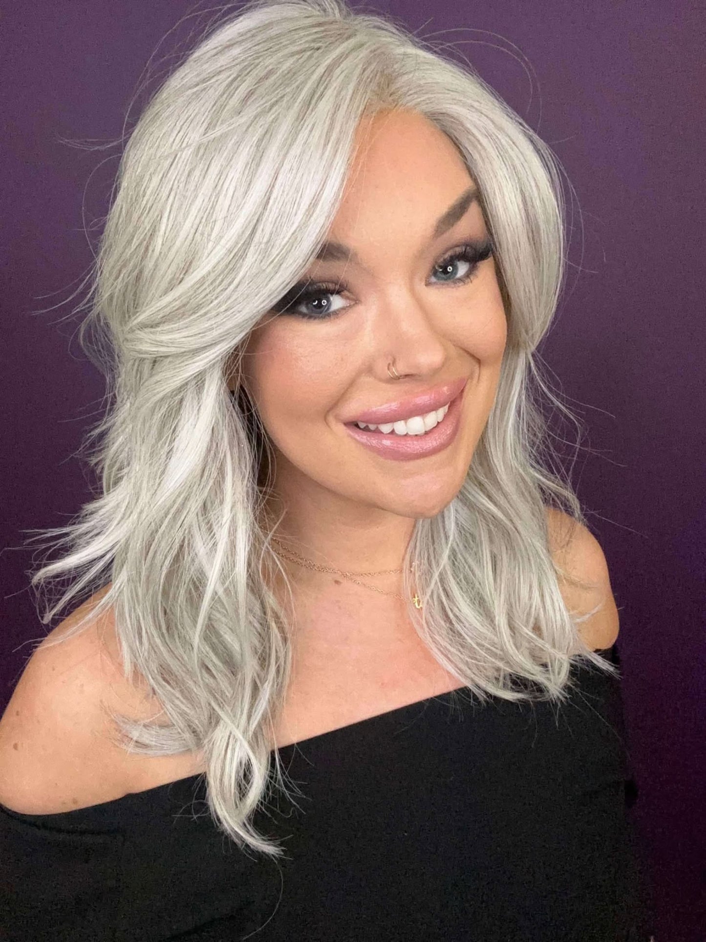 Riley Sterling Silver HS Comfort Luxury Wig *Sample A NOT RETURNABLE*